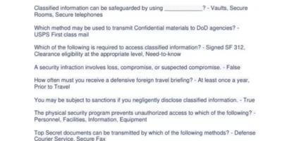 dod annual security
