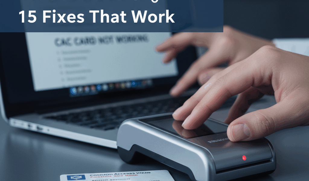 15 Fixes When Your CAC Card Stops Working