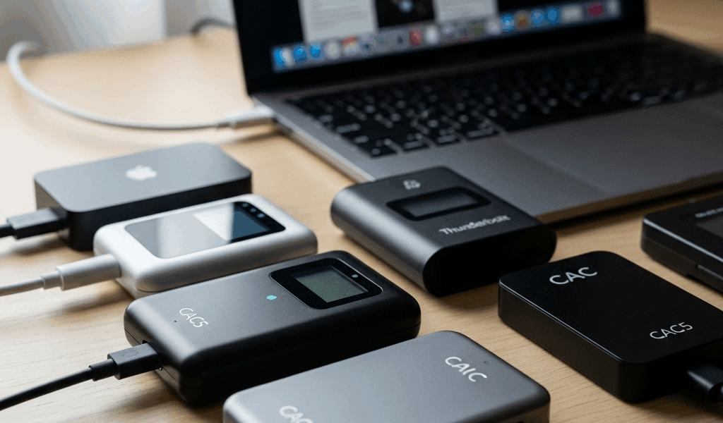 Professional photograph related to: Best CAC Reader for Mac in 2026 — USB-C and Thunderbolt Options.