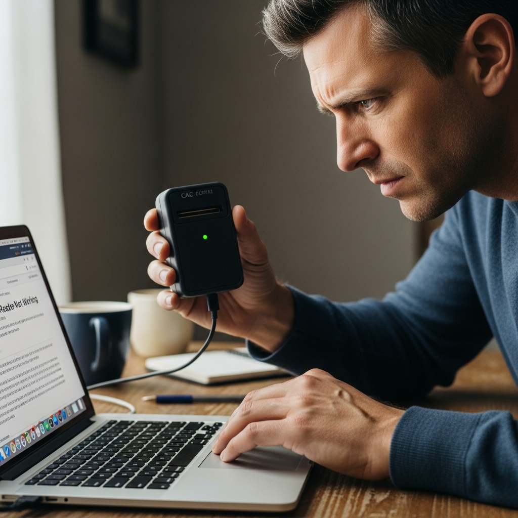 Professional photograph related to: CAC Reader Not Working on Mac? Fix It in 5 Minutes. High quality