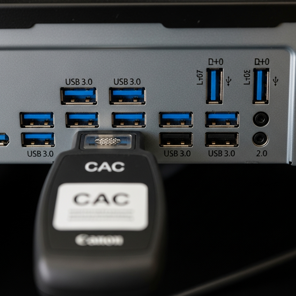 CAC Reader Not Recognized Windows 11 USB Port